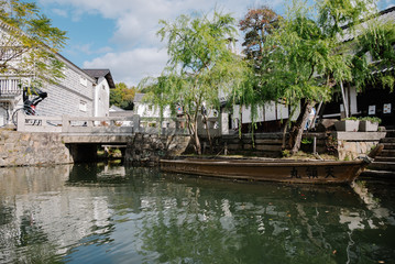 Fototapeta na wymiar Kurashiki Historical in Okayama