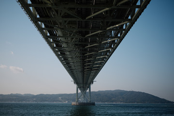 Maiko Marine Promenade bridge in Japan