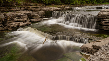 The Lower Falls of the Aysgarth Falls, North Yorkshire, England, UK