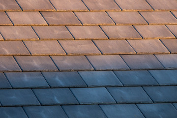 Shadow contrast Backround on the roof