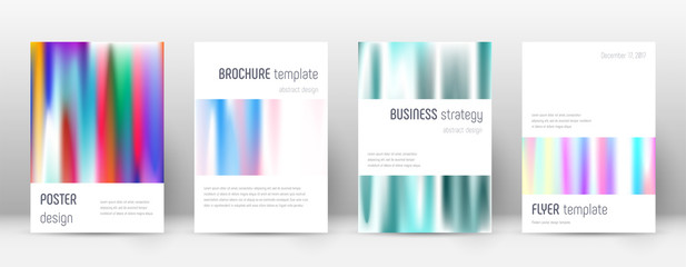 Flyer layout. Minimalistic good-looking template f