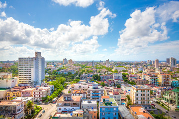 Obraz premium View of the city Havana in Cuba