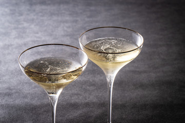 シャンパンで乾杯