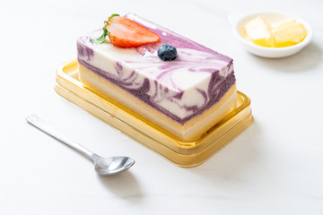 Delicious blueberry yoghurt cake