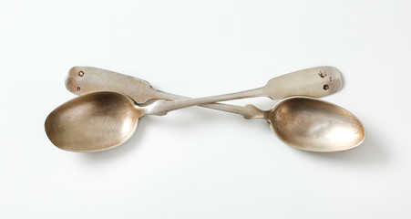 Small vintage coffee or dessert spoons