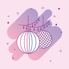  Hanging ball outline icon