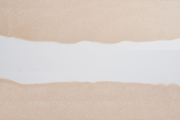beach sand with white background to fill 