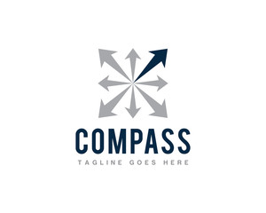 Obraz premium Compass Logo Design Vector