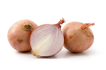 Fototapeta premium Rosa Zwiebeln