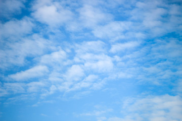 Bright sky full of clouds