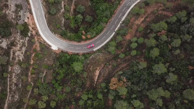 Audi A6 rides through the hills of Portugal