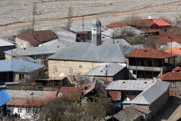 Lahic village is one of the most popular touristic destination in the country. Azerbaijan, Caucasus.