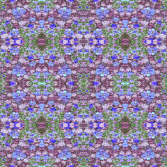 Frozen fractal seamless pattern beautiful art design