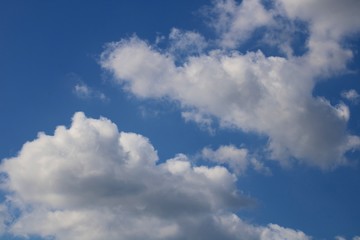 Obraz premium blue sky with clouds