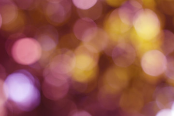 Obraz premium Natural purple and yellow Bacgroung Bokeh