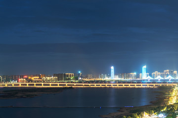 Fototapeta premium Nanchang, Jiangxi river views