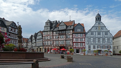 Fototapeta na wymiar Marktplkatz von Butzbach