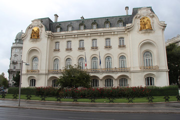 art nouveau building (french embassy) in vienna (austria) 