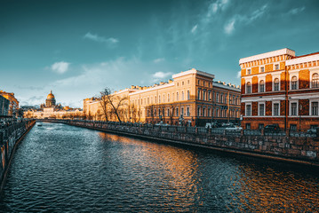 Fototapeta premium Canal Gribobedov. Urban View of Saint Petersburg. Russia.