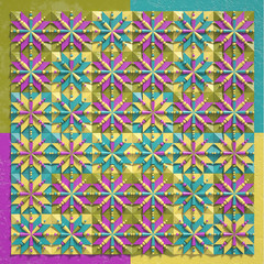 Fototapeta premium Beautiful, cheerful pattern background. 3d illustration, 3d rendering.