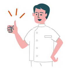 白衣　男性　いいね