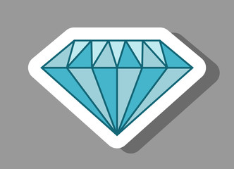 Diamond icon that symbolizes values and investment