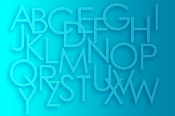 Alphabet Texture Background , Letter , Font , Education Pattern , Blue