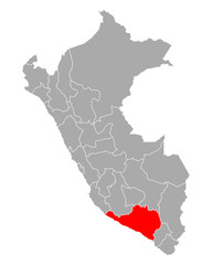 Karte von Arequipa in Peru