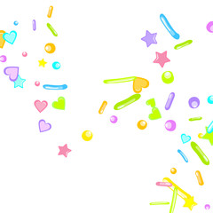 Sprinkles grainy. Cupcake dessert bakery confetti