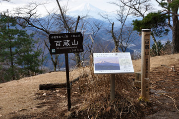 百蔵山山頂