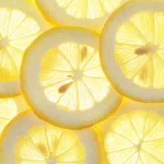 Background Of Lemon Slices