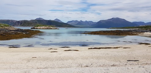 Sommersøy beach in the North of Norway
