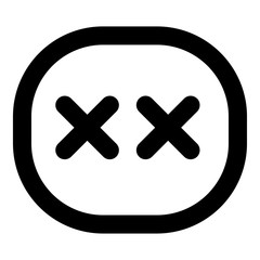 Obraz premium Unique delete account icon, illustration, vector