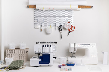 Photo Wallpaper - sewing machine - Mural, Poster, Stickers, Canvas