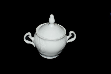 teapot on white background
