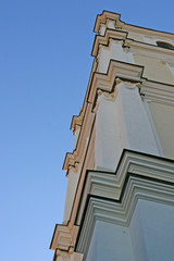 Fototapeta na wymiar campanile of Saint Johns church in Vilnius