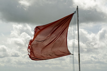 Red Flag on Salisbury Plain, Wiltshire