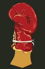 Boxing glove design