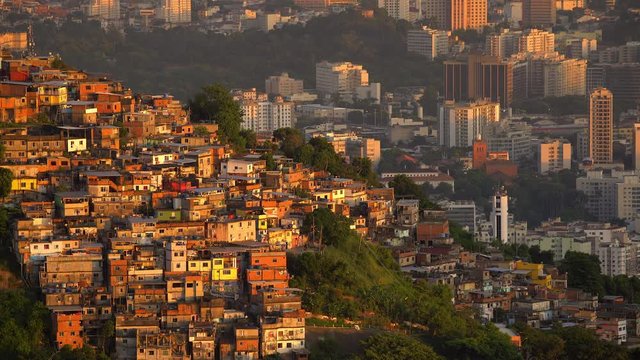 Favela in Rio de Janeiro, Brazil, South America