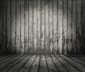 old wooden interior