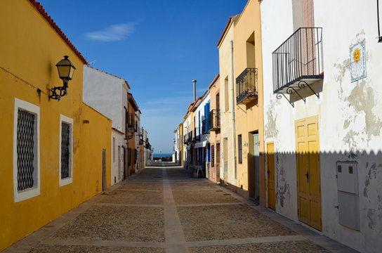 Gasse in Tabarca bei Alicante, Costa Blanca