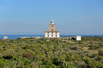 Fototapeta na wymiar Leuchtturm auf Tabarca, Costa Blanca