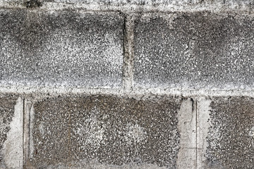 Concrete block wall background and texture.