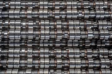 Stacked Cam shaft for automobiles engines