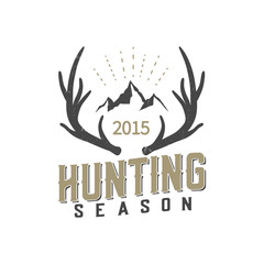 Camping Label. Vector illustration.