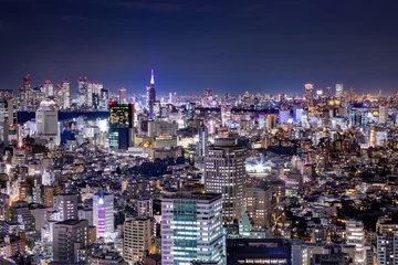 Fotobehang 光が溢れる東京の夜景 © taka