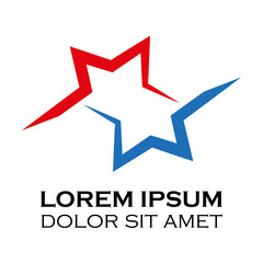 Obraz premium Star Logo Template vector icon illustration design 