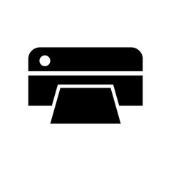 Printer icon design template, vector icon designed in flat style isolated on white background, solid icon vector design, can be used for web and various needs of your project