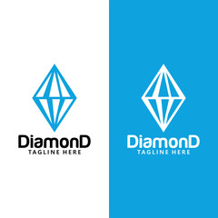Naklejka premium diamond logo icon vector isolated