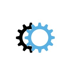 Gear logo design template vector illustration